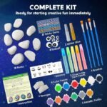 Brainy Bugs Glow-in-the-Dark Rock Painting Art Kit