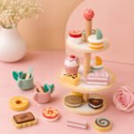 Brainy Bugs Dessert Display Rack Pretend Play Set