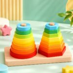 Brainy Bugs Double Tower Shape Stacker Toy